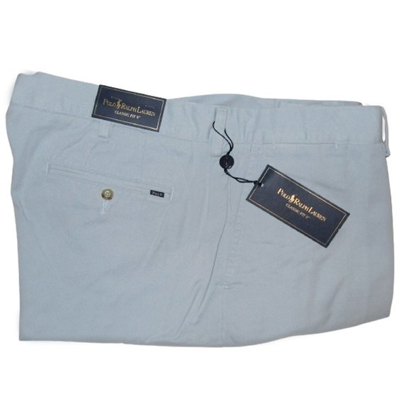 NEW Polo Ralph Lauren Men's Classic Fit 9'' Inch Shorts! 34 38 42 Light Blue - Picture 1 of 2